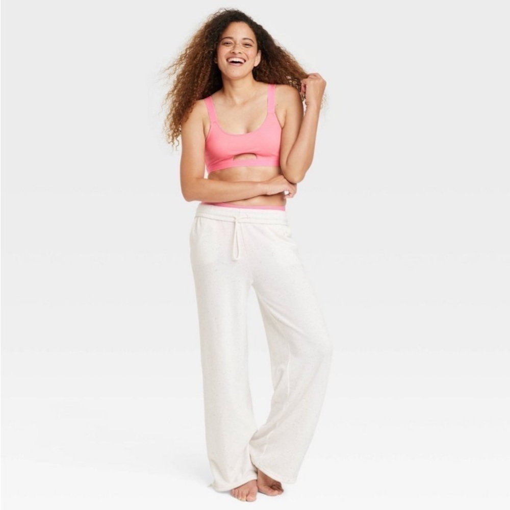 Women's Cotton Ribbed Back Bralette -
Colsie Pink M